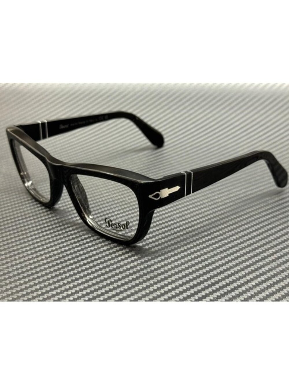 New Persol Men Black Eyeglasses 53-20-140